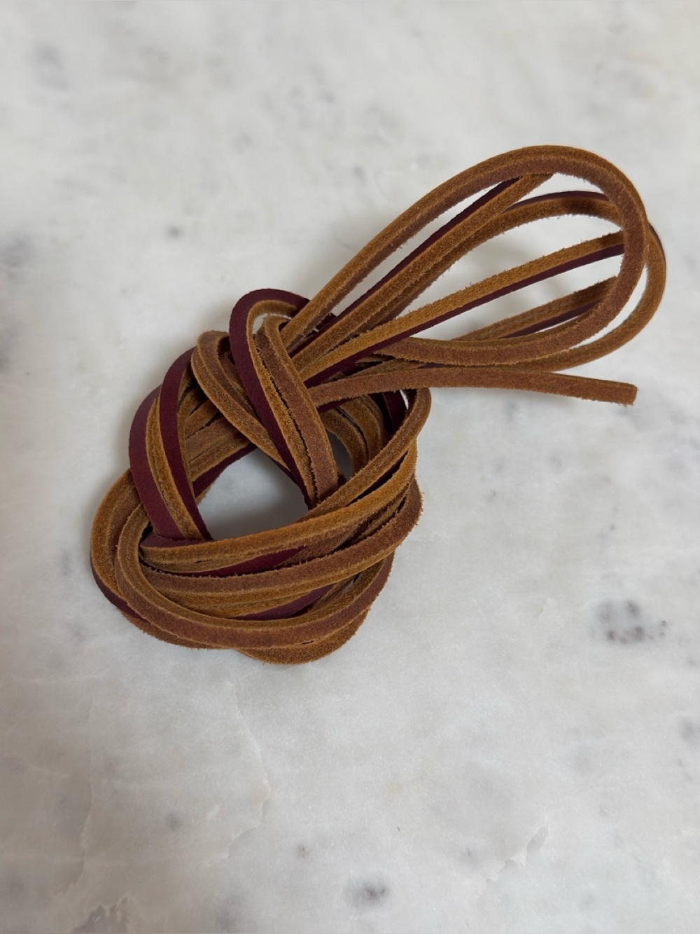 New real leather boots laces